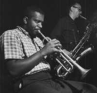 Donald Byrd and Pepper Adams in a Blue Note recording session in 1958